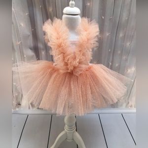 Boho birthday tutu dress